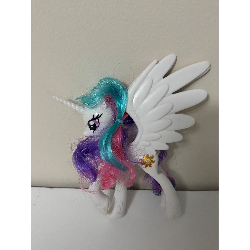 My Little Pony Princess Celestia White Alican Figure Sun Cutie Mark 5.5 Inch